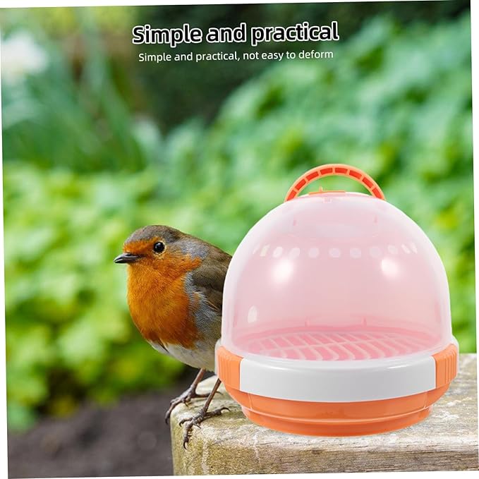 Milisten Bird Carrier Travel Cage Portable Parrot Carrier Handle Lightweight and Breathable Design for Pets for Outdoor Adventures and Travel