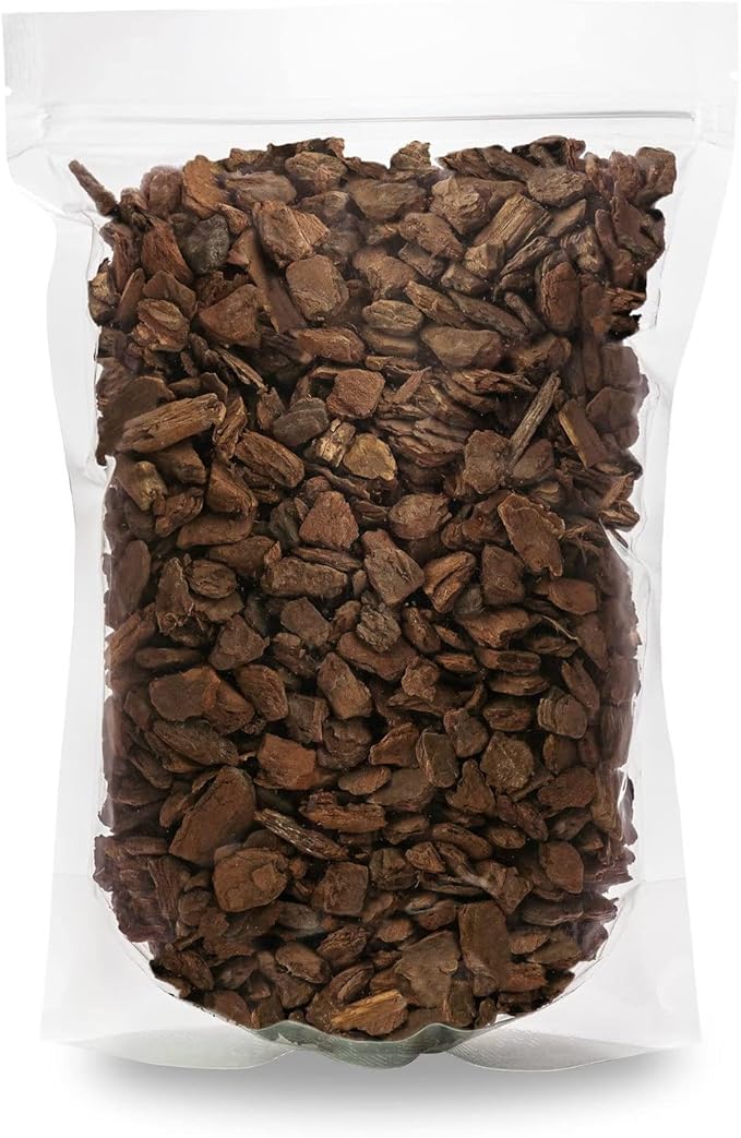 Premium Grade New Zealand Pinus Radiata Bark by Gardenera - 10 Quart - Organic Hand Mixed New Zealand Pine Bark for Orchids - Medium Chips 9-12mm - 2 Bags of 5 Quart