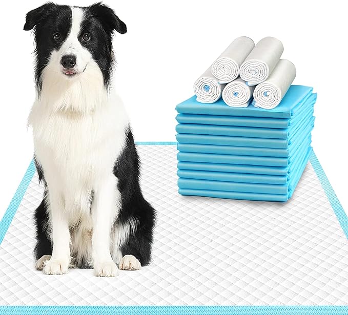 XL Dog Pads 28"x34", Puppy Pee Pads for Potty Training, Heavy Absorbency Pee Pads for Dogs, Dog Potty Pads for Pups, Kittens, Rabbits, Quick Drying & No Leaking Pet Pads for Housetraining
