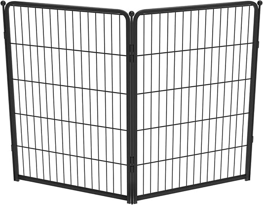FXW Homeplus Dog Playpen for Indoor Use - Stress-Free and Safe Play, Heavy Duty 40 Inch 2 Panels Dog Pen for Medium and Large Dogs, Black│Patented
