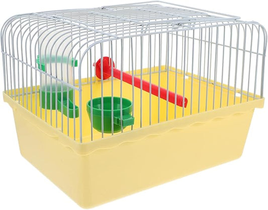 VANZACK Cage, Portable Bird Travel Cage with Food and Water Box - Pet Cage Carrier Easy Travel for Small Birds Like Parakeets and Cockatiels