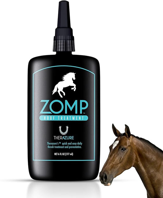 Zomp Liquid Hoof Thrush and White Line Treatment for Horses: Effective for Thrush Relief and Prevention on All Hooved Animals