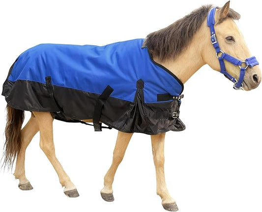 Mini Horse/Pony/Foal/Miniature1600 Denier Horse Turnout Blanket, Horse Care Sheet, Waterproof Breathable Horse Blanket (220g Fill)