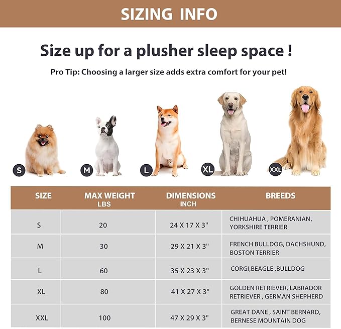 Dog Bed for X Large Dog - Orthopedic Pet Beds with Memory Foam, Waterproof Removable Washable Cover with Non-Slip Bottom, Grey, 41" L x 27" W x 3" H