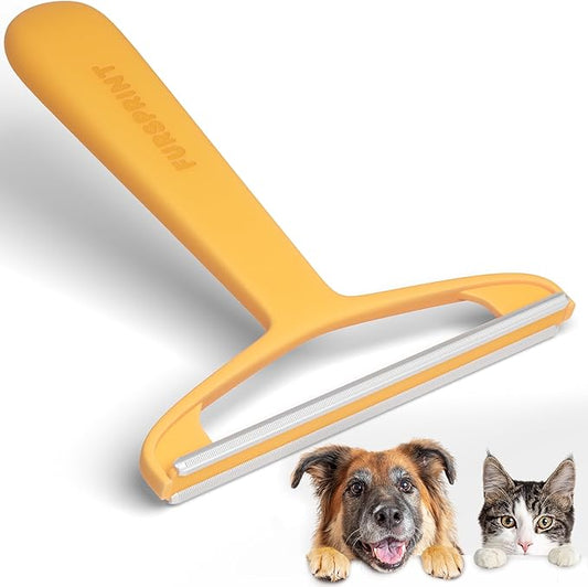 Pro Pet Hair Removal Tool – Dog & Cat Hair Scraper for Carpet, Couch, and Car – Reusable Carpet Hair Removal Tool & Fur Scraper for Upholstery, Rugs, Furniture, and Car Interiors