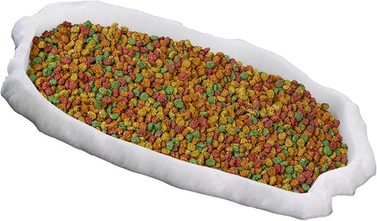Gecko Cave Reptile Feeding Tray – Naturalistic Pet Dish for Lizards, Snakes, Bearded Dragons, Tortoises & Turtles - Glow in The Dark