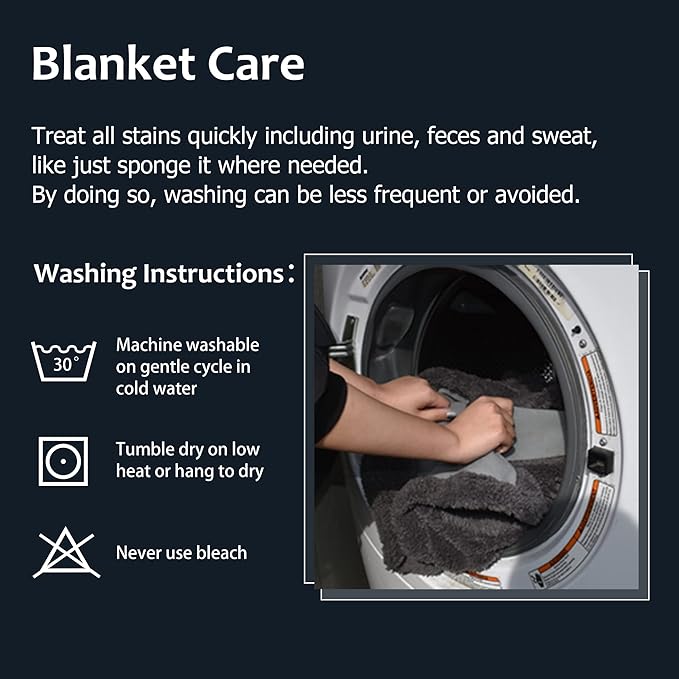 Kritter Planet Waterproof Dog Blanket, Reversible Water Proof Pet Blanket for Couch, Bed & Sofa, Washable Couch Covers for Large Dogs - Protects Furniture from Fur, Dirt, and Accidents