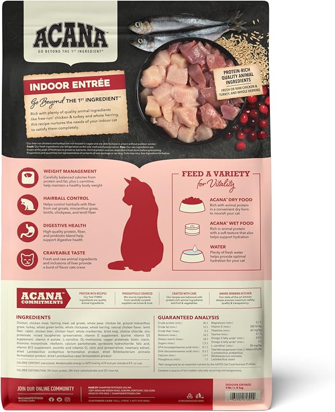 ACANA Wholesome Grains Dry Dog Food Limited Ingredient Duck & Pumpkin Recipe 4lb Bag
