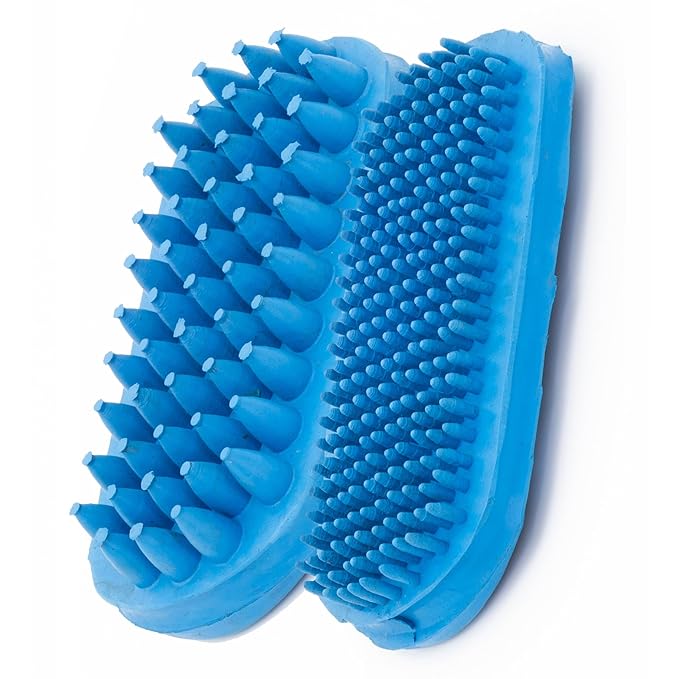 Grewal Equestrian Velvet Touch Groomer Set (Royal Blue)