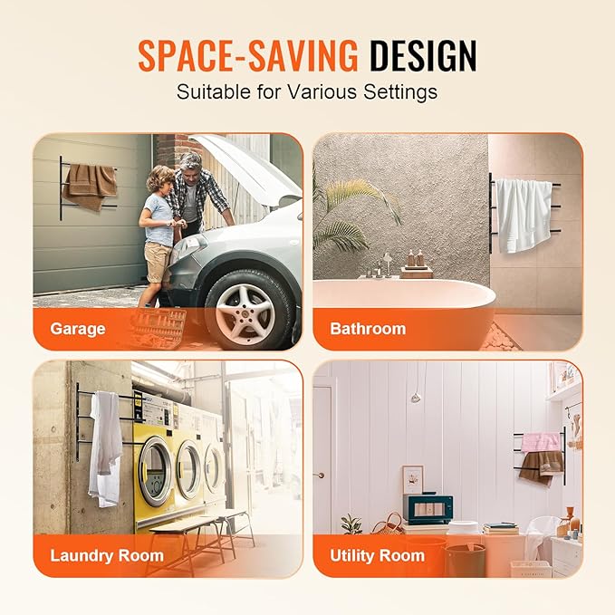 VEVOR Wall Mounted Saddle Rack, 2 Packs Swing Out Saddle Holder, Three Tiers Horse Saddle Stand, Space Saving Horse Pad and Blanket Rack for Tack Room Organization, 29 x 15 x 1.2 in