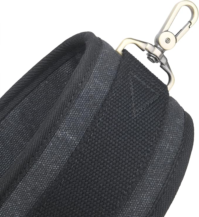 WAYNE'S DOG Canvas Duck Game Carrier - 12 Drops, Slip Noose - Bird Tote, Waterfowl & Goose Hanger, Duck Carrier Lanyard (Black)