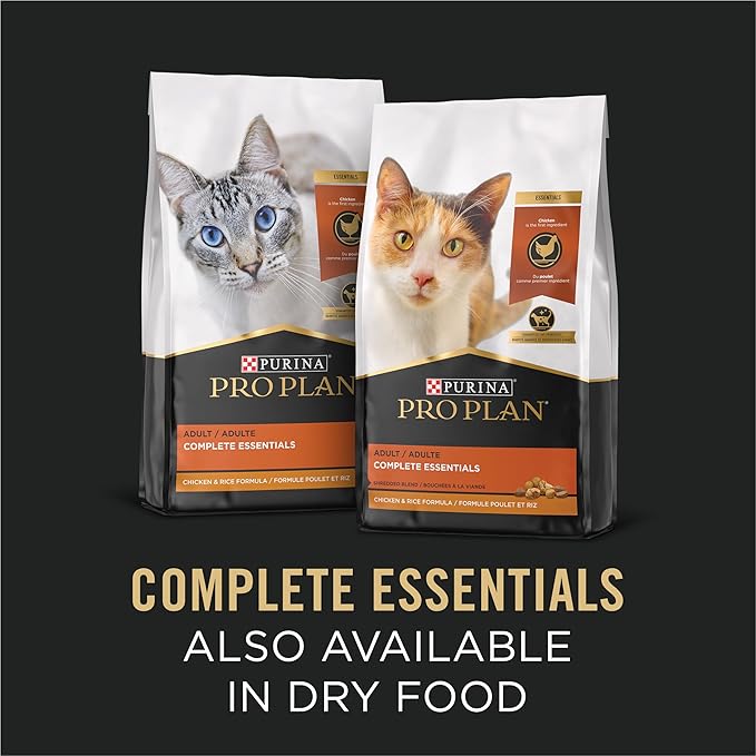 Purina Pro Plan Gravy Wet Cat Food, Complete Essentials Seafood Stew Entree in Sauce - (Pack of 24) 3 oz. Pull-Top Cans