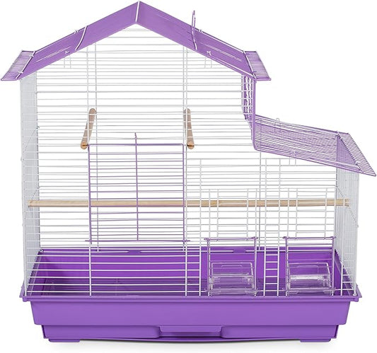 Prevue Pet Products SP41615-1 House Style Bird Cage, Small, Purple