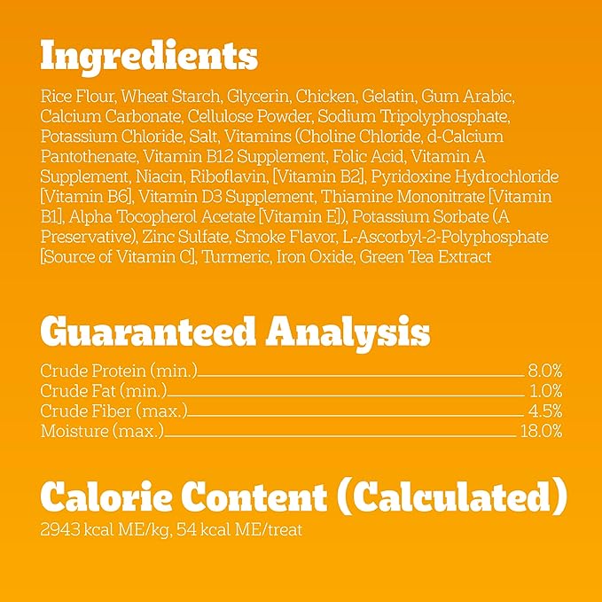 Pedigree Dentastix Small & Medium Breed Dog Treats, Original with Real Chicken, 21.1 oz. Bag (45 Treats)
