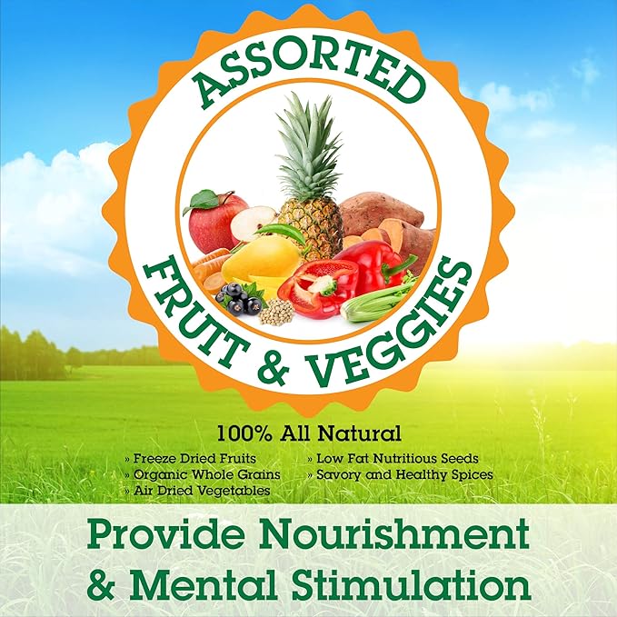 Bird Street Bistro Parrot Food - Parakeet & Cockatiel Food - Cooks in 3-15 min with Natural & Organic Grains, Legumes, Non-GMO Fruits, Vegetables & Health-Oriented Spices