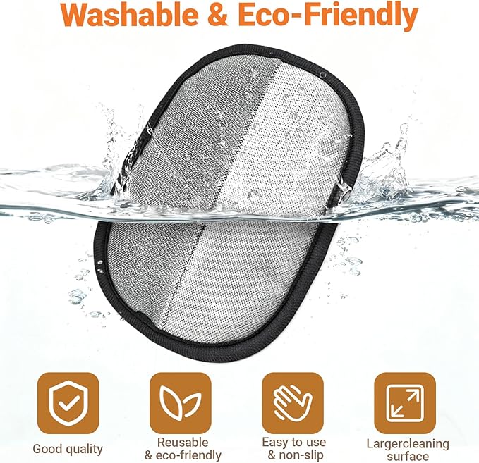 Pet Hair Removal Glove for Cats & Dogs,Electrostatic Pet Hair Remover Grooming Gloves Brush Tool for Laundry,Couch,Furniture,Carpet,Car Seat (Style 1)