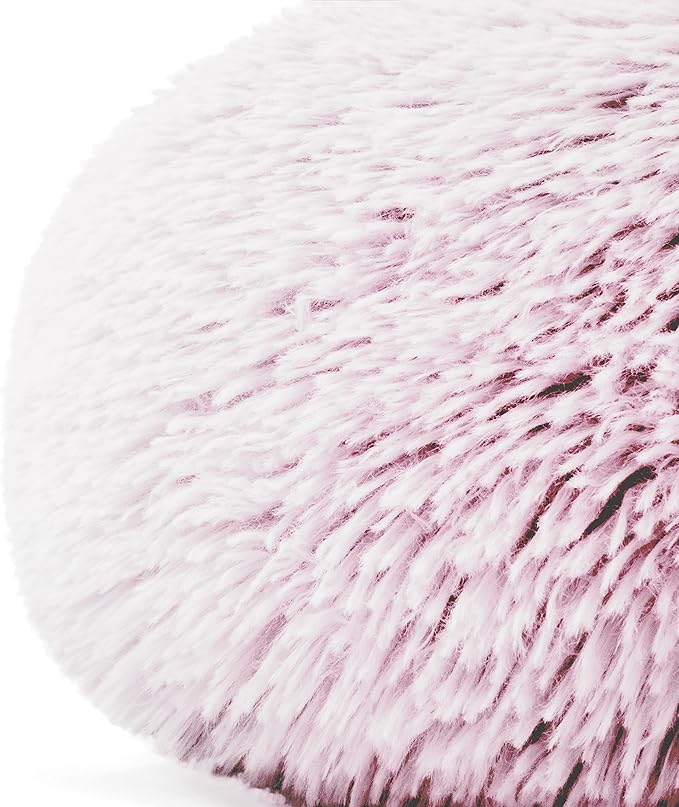 The Dog’s Bed Sound Sleep Original Calming Dog & Cat Bed, Anti-Anxiety Plush Faux Fur Donut Nest Snuggler, with Removable Cover