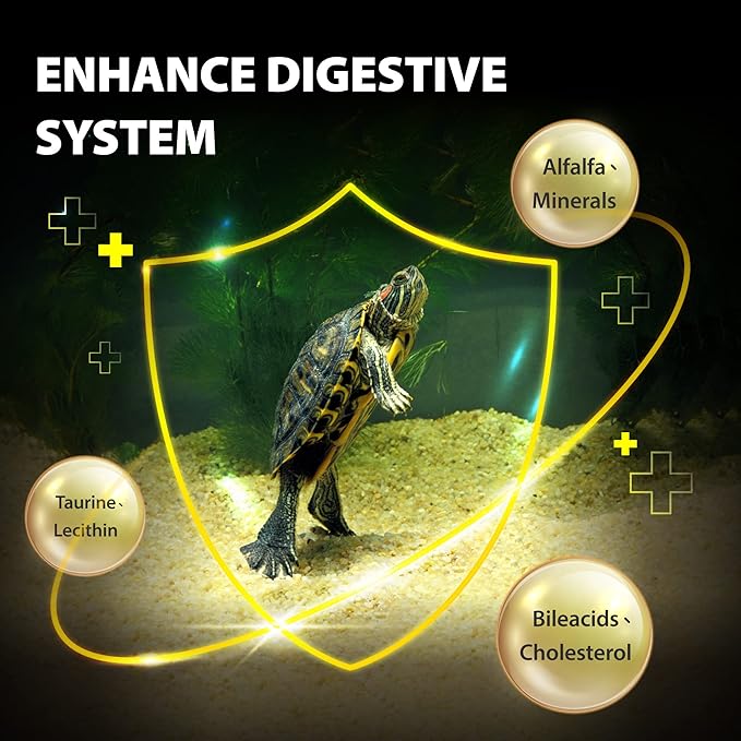 Purify Series for Aquatic Turtle Food, Suitable for Turtles and Red Eared Slider, Floating Sticks, Good for Shell Health and Growth, 1.94 oz (Pack of 1)