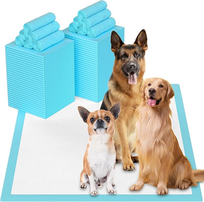 Puppy Pee Pads for Dogs - 32"x36" Extra Large, 60 Count, Leak-Proof & Super Absorbent, Thicken Disposable Potty Pads for Puppy & Cat Training