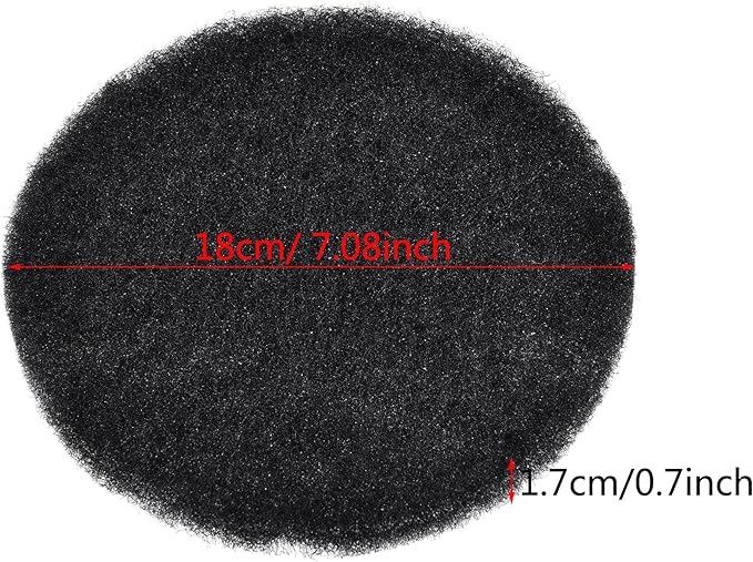 Aquarium Filter Pads Compatible with FX4 / FX5 / FX6 Canister Filter Media Replacement Parts (Polishing Pads, 4 Pcs)