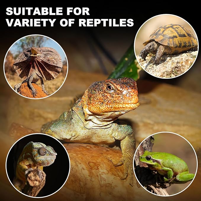 MIXJOY 150W Ceramic Heat Emitters - 2Pack No Light Reptile Heat Bulbs for Gecko, Lizard, Bearded Dragon, Turtle, Snake & Chicken