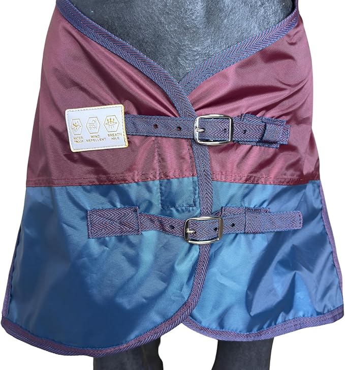 BARN & STABLE 420D Breathable&Waterproof Horse Sheet Summer Sheet for Horse with Removable Web Leg Straps