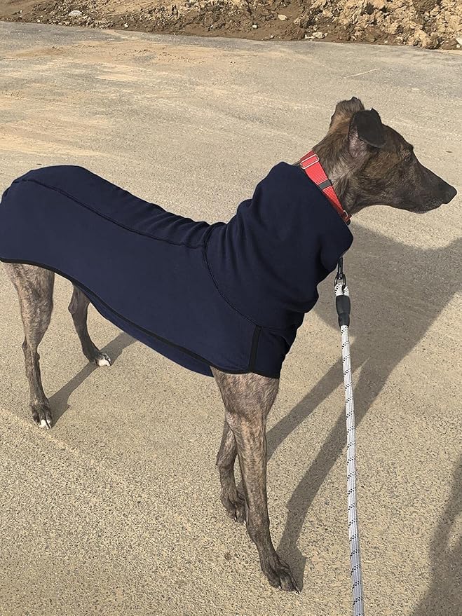 Esobo Warm Pet Clothes Winter Dog Coat Soft Shirt Vest for Small Medium Large Dogs (X-Small,Navy Blue)