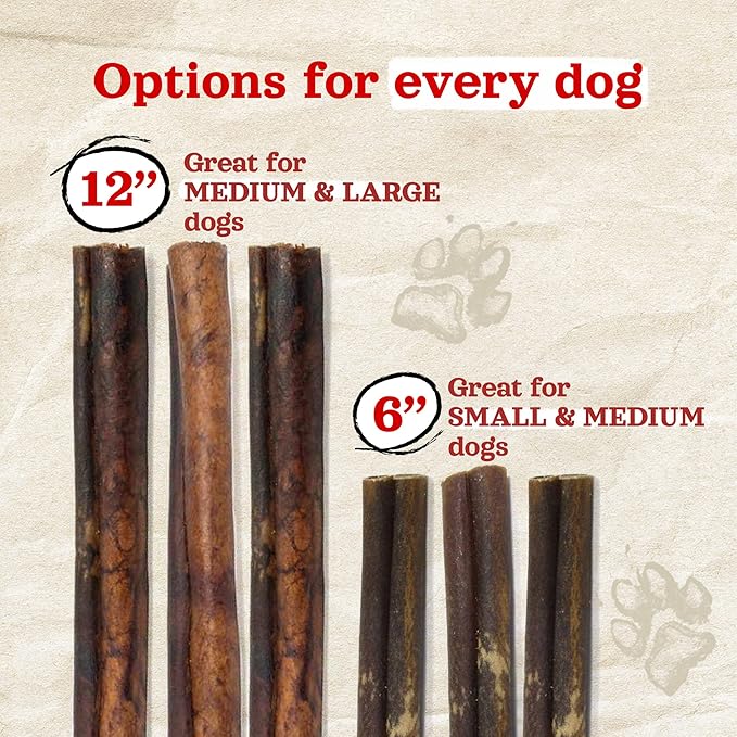 Natural Farm Peanut Butter Flavor Collagen Sticks for Dogs (6 Inch, 25 Count), Long-Lasting Beef Collagen Sticks, Rawhide Alternative Chews with Chondroitin & Glucosamine, Low-Fat Dental Treats
