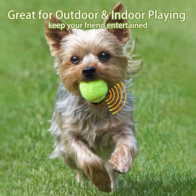 Magicorange Dog Tennis Balls,90 Pack 2.5 inch Floatable Squeaky Tennis Balls for Fetch Exercise, Natural Rubber Squeaky Dog Ball Training Safe (Orange, 2.5inch)