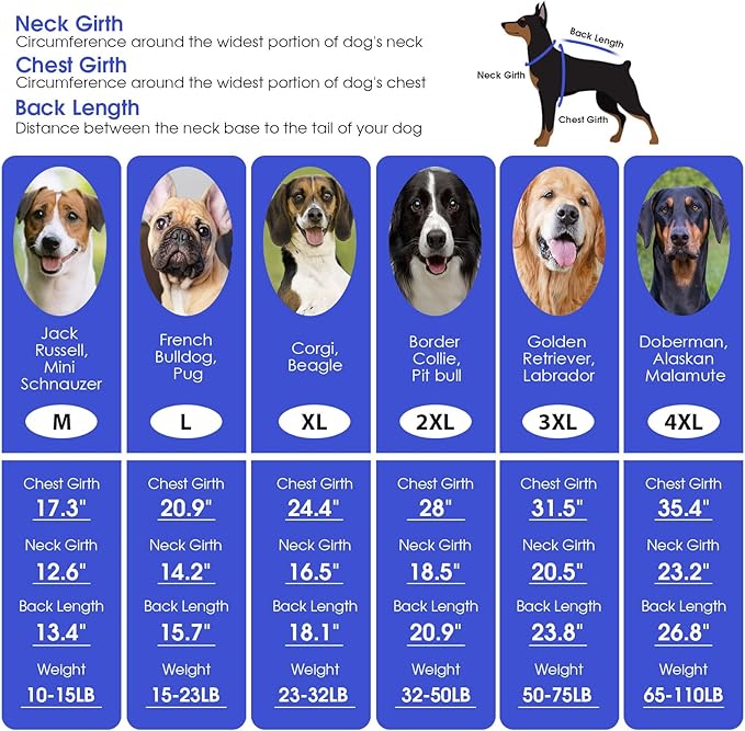 ASENKU XL Dog Sweater, Dog Sweaters for Extra Large Dogs,Pet Sweatshirt Apparel Turtleneck Pullover Winter Pitbull, Labrador Retriever(Royal Blue, X-Large)