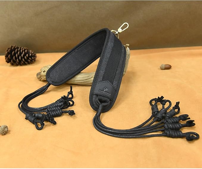 WAYNE'S DOG Canvas Bird Game Carrier, Waterfowl Dove Small Animal Game Carrier Hanger Tote Shooting Accessories (Black)