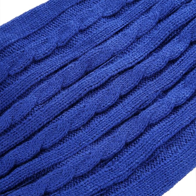 Small Dog Sweaters Knitted Pet Cat Warm Dog Sweatshirt Winter Clothes Kitten Puppy Sweater (X-Small,Dark Blue)