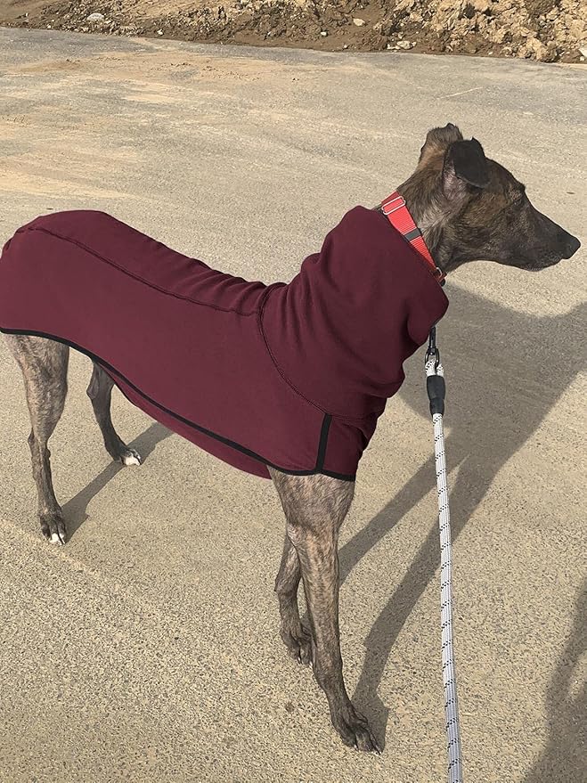 Esobo Fleece Dog Apparel Winter Warm Dog Coat Doggie Turtleneck Cozy Jacket Soft Shirt Vest Stylish Pet Outfits for Small Medium Large Dogs