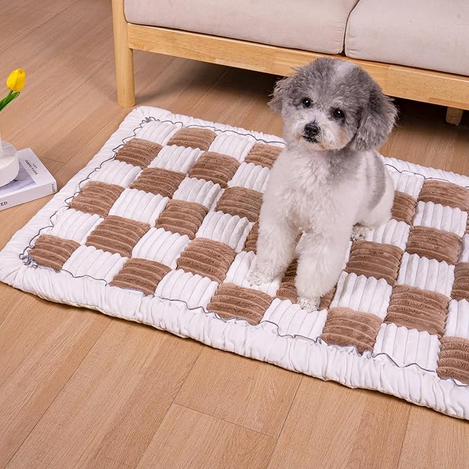 Dog Couch Cover Protector, Dog Bed Mat for Couch Washable Pet Bed Cover, Large Dog Blanket Pet Friendly Sofa Cover, Dark Coffee, 27 * 82 ''