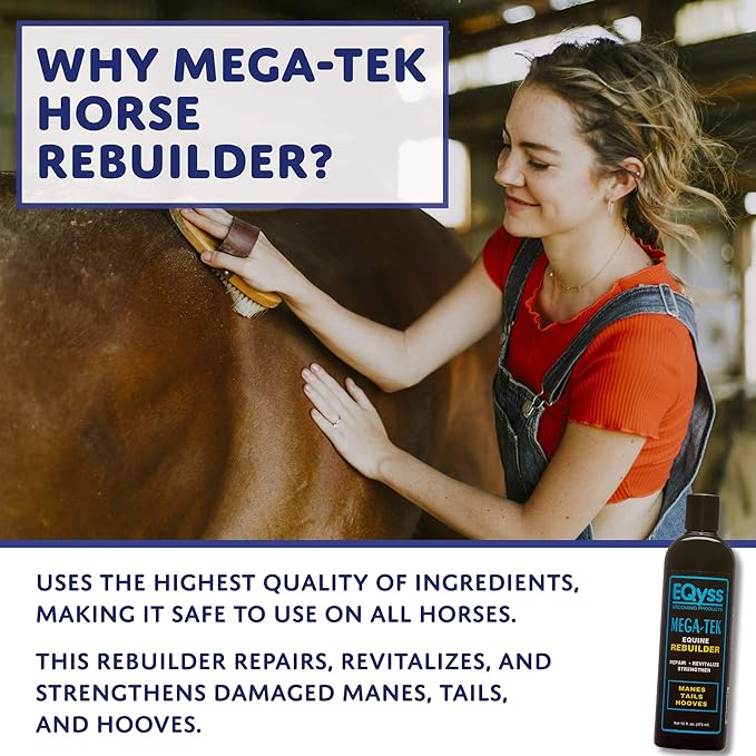 Eqyss (Pack of 3) Mega-Tek Equine Rebuilder - 16 Ounces Each
