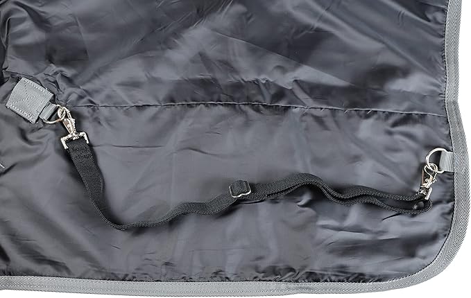 T TEKE Deluxe Turnout Horse Blankets, 1200D Waterproof and Breathable Horse Care Blankets for Winter 200gram Filling (51"-87" Including Miniature/foal Size)