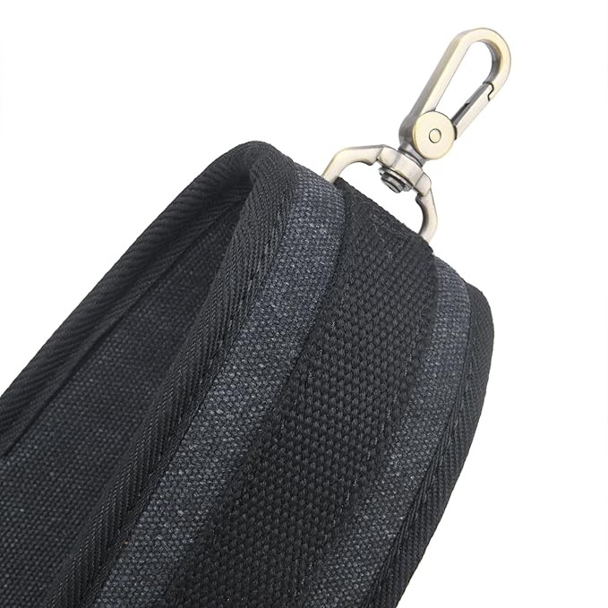 WAYNE'S DOG Canvas Bird Game Carrier, Waterfowl Dove Small Animal Game Carrier Hanger Tote Shooting Accessories (Black)