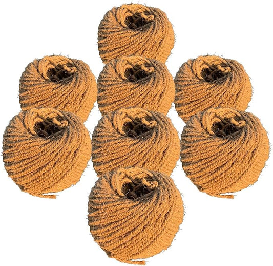Sisal Rope Twine 1/4 inch x 500 ft - Bulk Wholesale - Similar to Home Depot, Walmart, Lowes by Sandbaggy (8 Rolls)