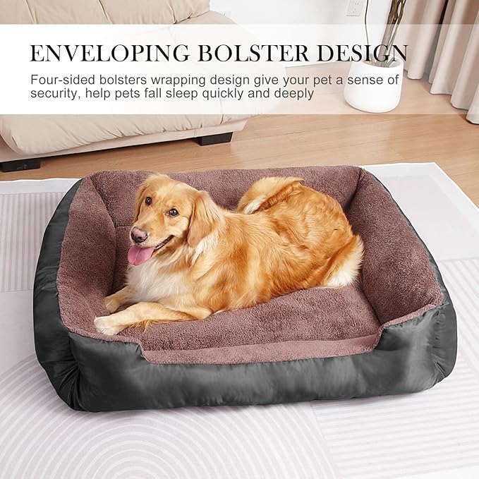 Dog Beds for Medium Dogs, Medium Dog Bed, Warming Soft Durable Pet Bed with Anti-Slip Bottom