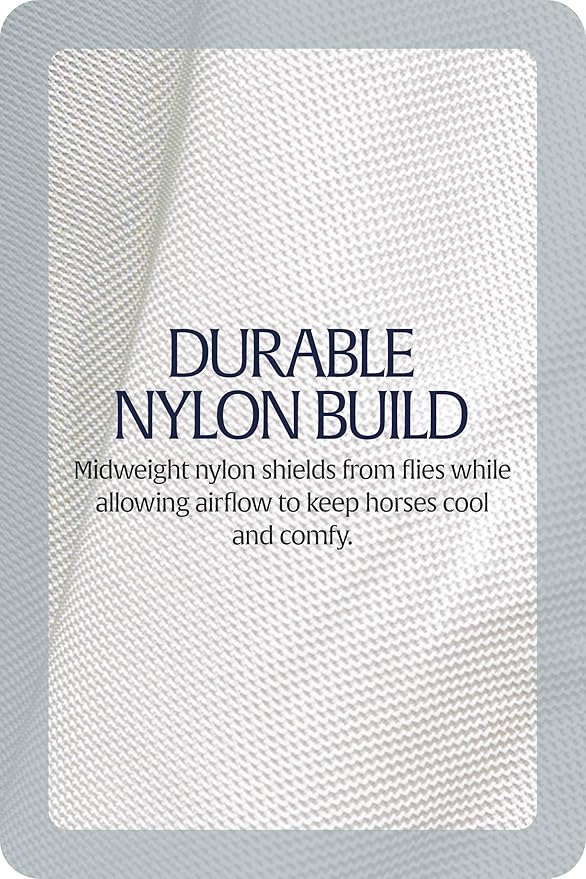 Equinavia Gard Horse Fly Sheet | UV Protection Mesh Fly Sheet for Horses | Lightweight Nylon Turnout Sheet Fly Sheets for Horses - Light Blue - 84 in