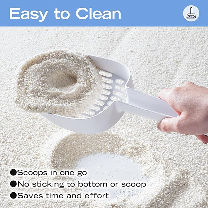 Natural Cat Litter Unscented, 100% Plant-Based, Strong Clumping Litter, Easy Scooping, Clumps Lift Cleanly, Chemical-Free, Low Dust, Corn & Cassava Litter, 5.5 LB x 3 Bags