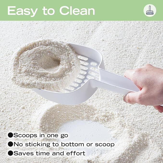 Natural Cat Litter Green Tea Scent, Plant-Based, Strong Clumping Litter, Odor Control, Easy Scooping, Clumps Lift Cleanly, Low Dust, 5.5 LB x 3 Bags