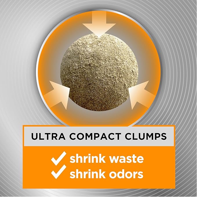 ARM & Hammer Hardball Lightweight Platinum Multi-Cat Clumping Cat Litter Odor Control, Easy No-Mess Scooping, Garden Bloom Scent, 14.5 Lbs.