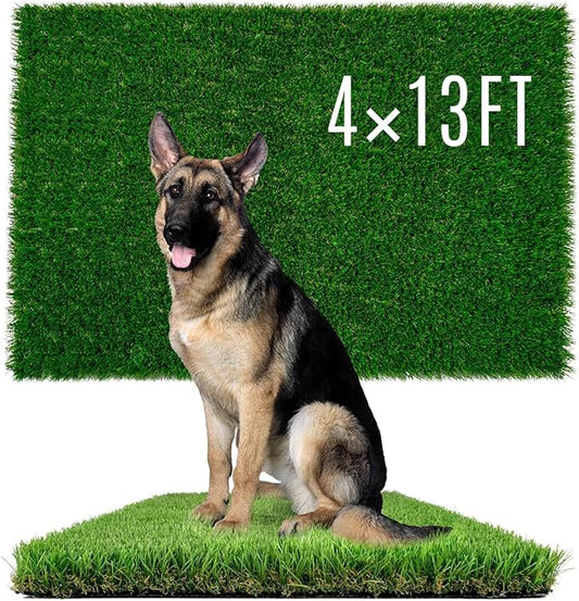 SunTurf Dogs Grass for Potty Training, Artificial Grass for Dogs Puppy Fake Grass Pads 4x13ft Large Supplies Pets Litter Rugs for Puppy Training