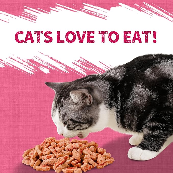 Just Try 13.4 OZ Urinary Tract Health Cat Treats for Indoor Cats, Health Supplement Cranberry & D-Mannose for Kidney Bladder and UT Support, Crunchy Chews Cat Loves