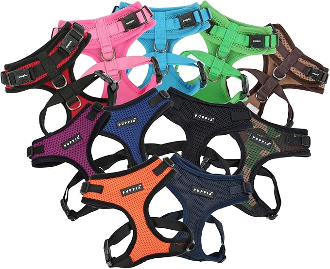 Puppia Authentic RiteFit Harness with Adjustable Neck, X-Large, Royal Blue