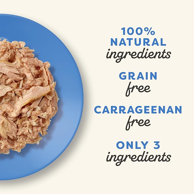 Applaws Natural Wet Cat Food in Broth, Limited and Natural Ingredients, High Protein with No Artificial Additives, Tuna Fillet & Crab in Broth (12 x 5.3oz Pouches)