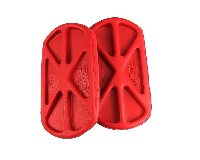 Grewal Equestrian Velvet Touch Groomer Set (Red)