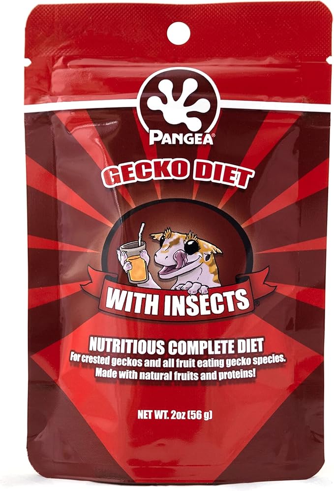 Pangea Gecko Diet Fruit & Fig Bundle - 2oz Fruit & Insects and Fig & Insects