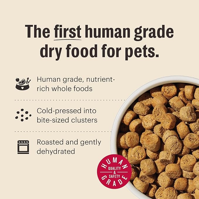 The Honest Kitchen Whole Food Clusters Small Breed Grain Free Chicken Dry Dog Food, 4 lb Bag